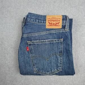 Levi's Womens 29 Low Pro Straight Jeans Distressed Knees